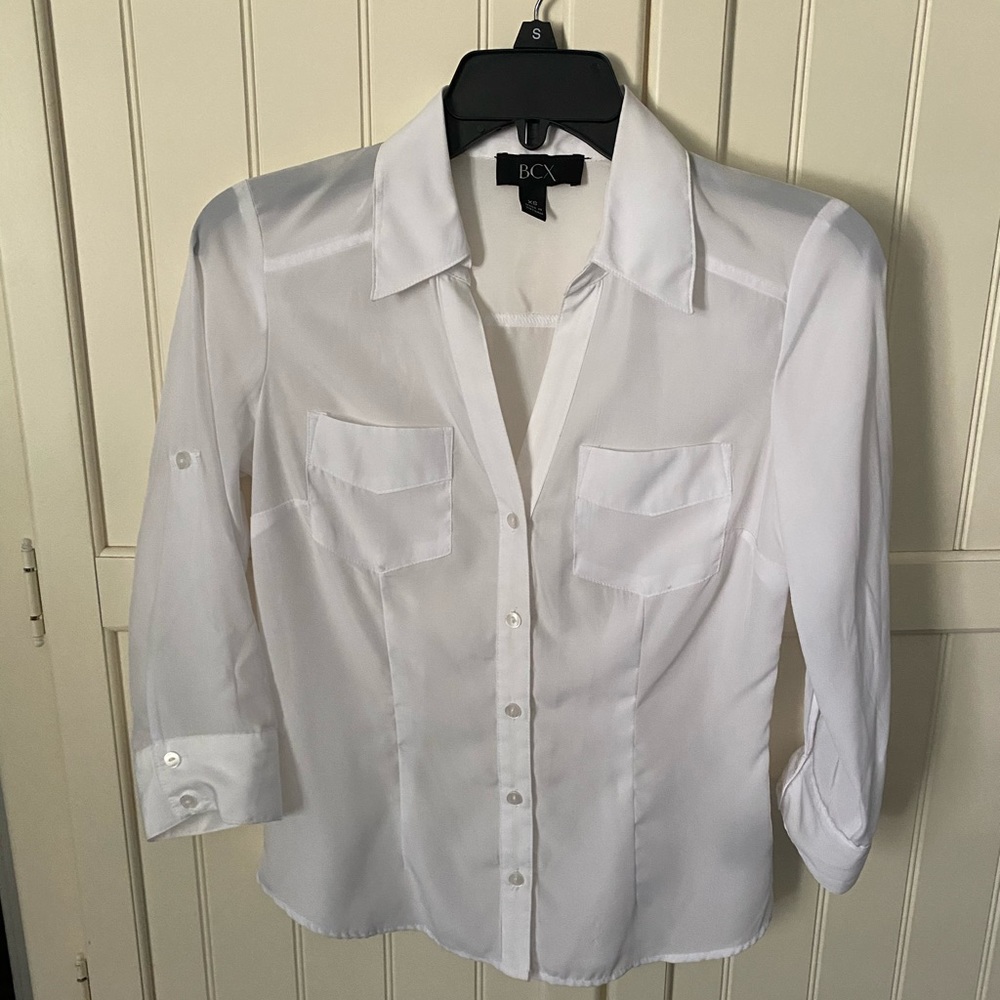 White Button Up Blouse